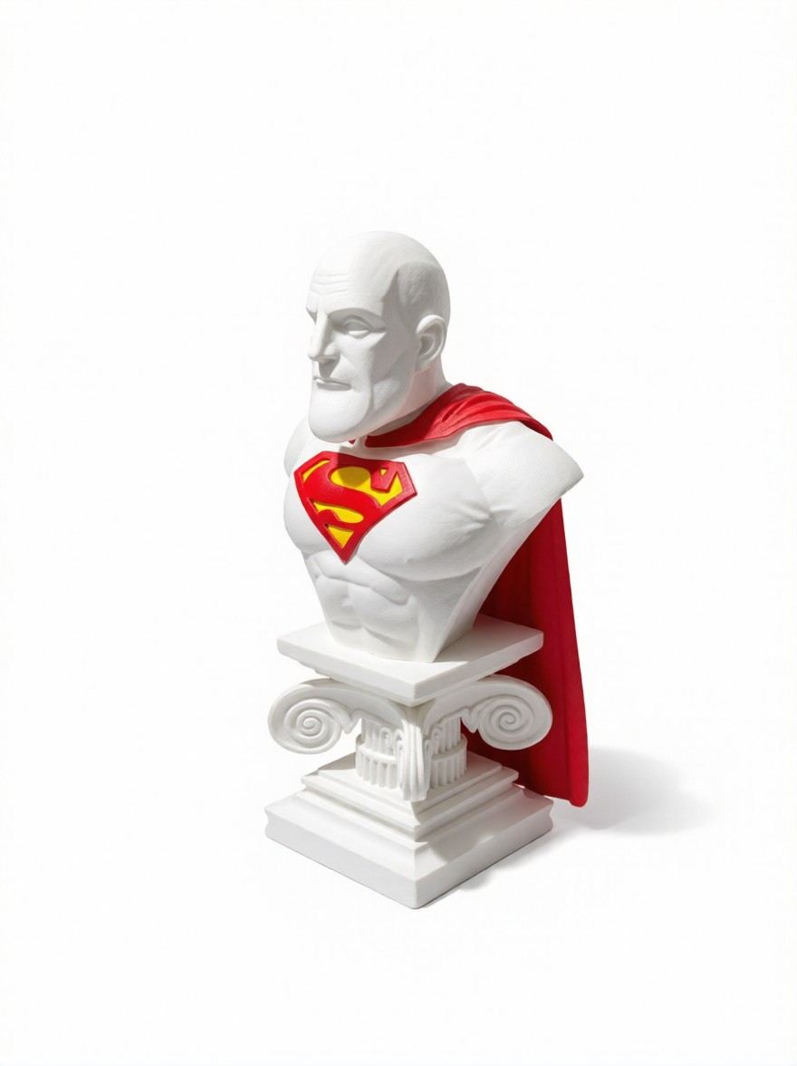 Superdad 3D-printed bust